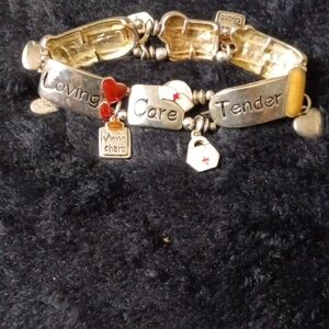 Silver and Gold Charm Bracelet